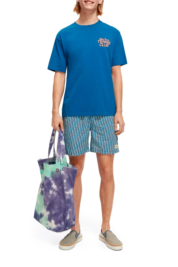 Scotch & Soda - T-Shirt Bleu Roi - Homme