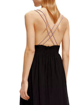 Scotch & Soda - Robe Midi Noir - Femme