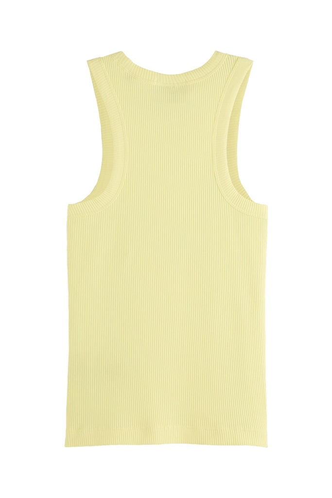 Scotch & Soda - Débardeur En Coton Biologique En Conversion - Ivoire - Femme