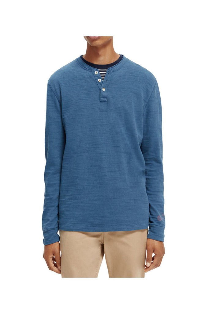 Scotch & Soda - T-Shirt Bleu - Homme