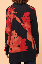 Gilet Long Cachi Bleu Nuit