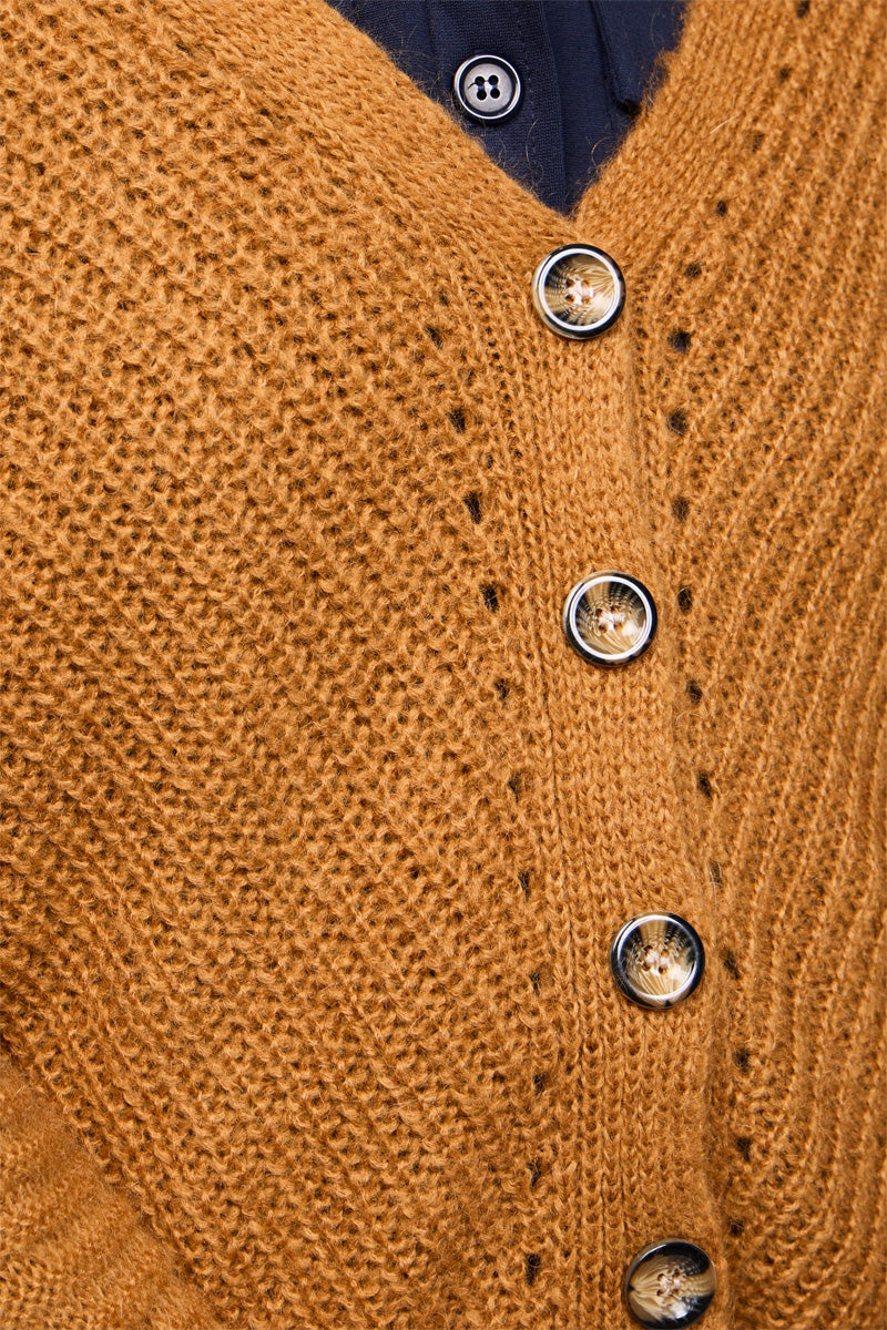 Gilet Ribs Camel