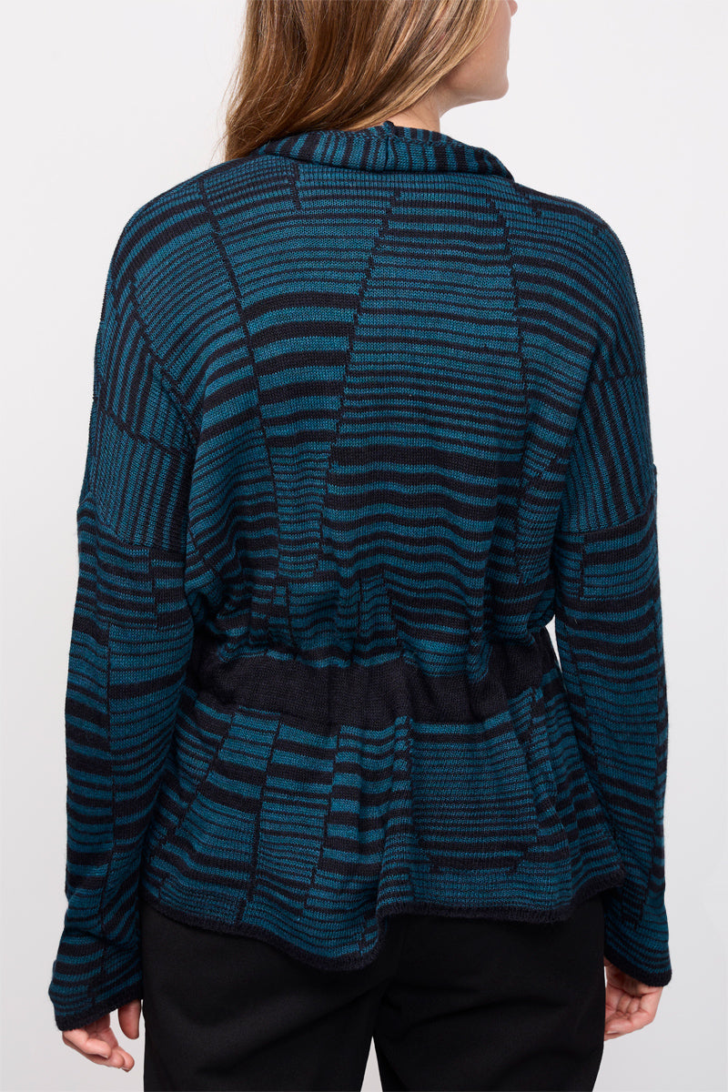 Gilet Ricola Bleu Et Noir