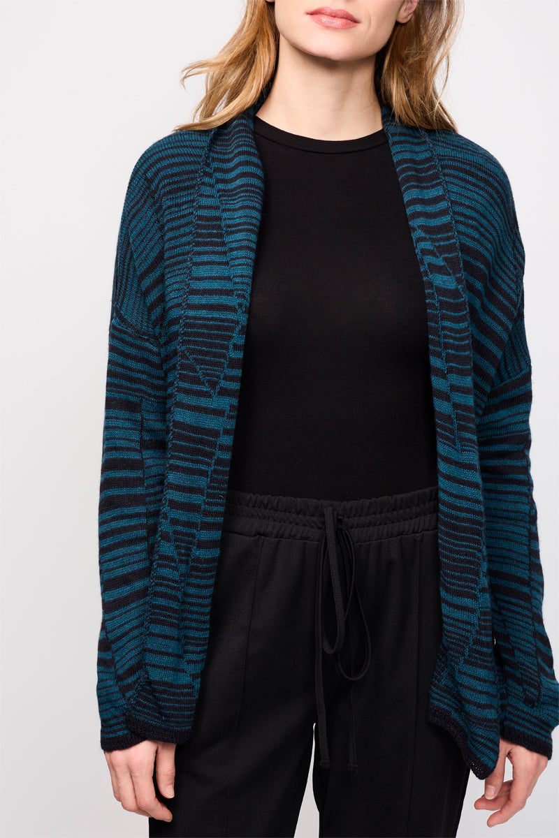 Gilet Ricola Bleu Et Noir