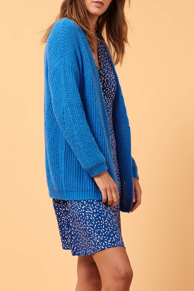 Gilet En Alpaga Chaima Bleu