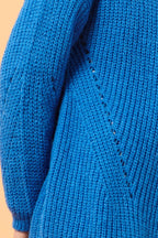 Gilet En Alpaga Chaima Bleu