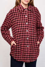 Veste Rafalo Rouge Et Noir