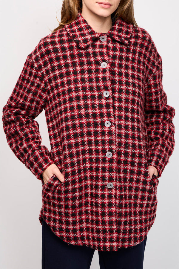Veste Rafalo Rouge Et Noir