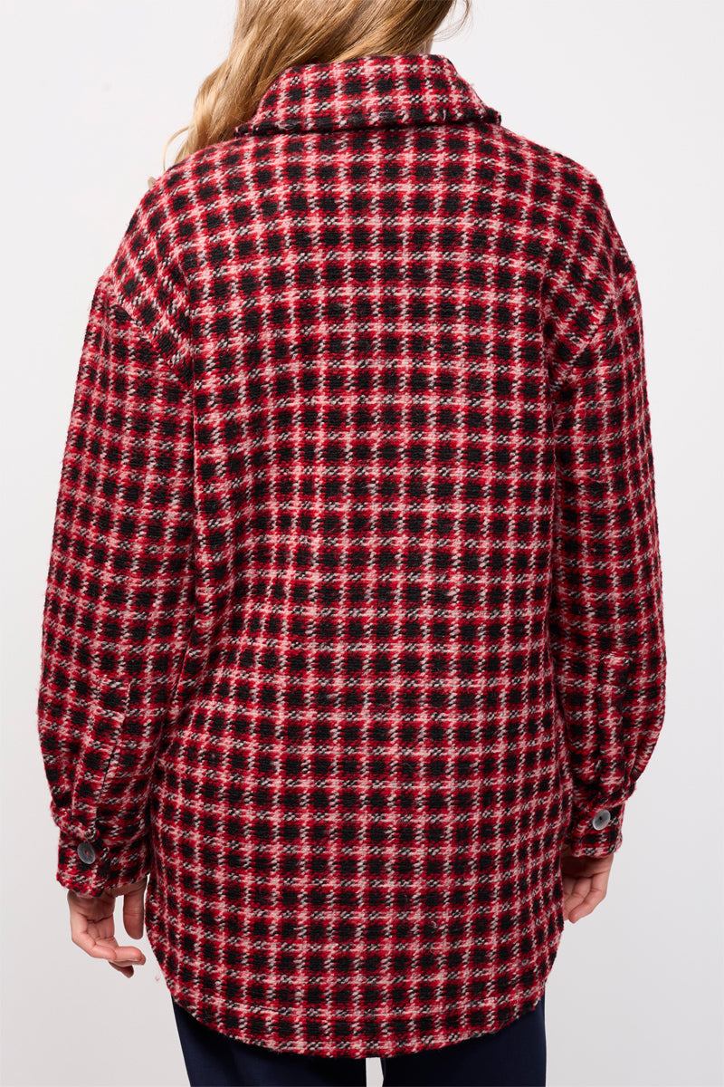 Veste Rafalo Rouge Et Noir