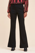 Pantalon Flare Taille Haute Recall Noir