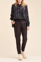 Pantalon Carotte Risar Marron
