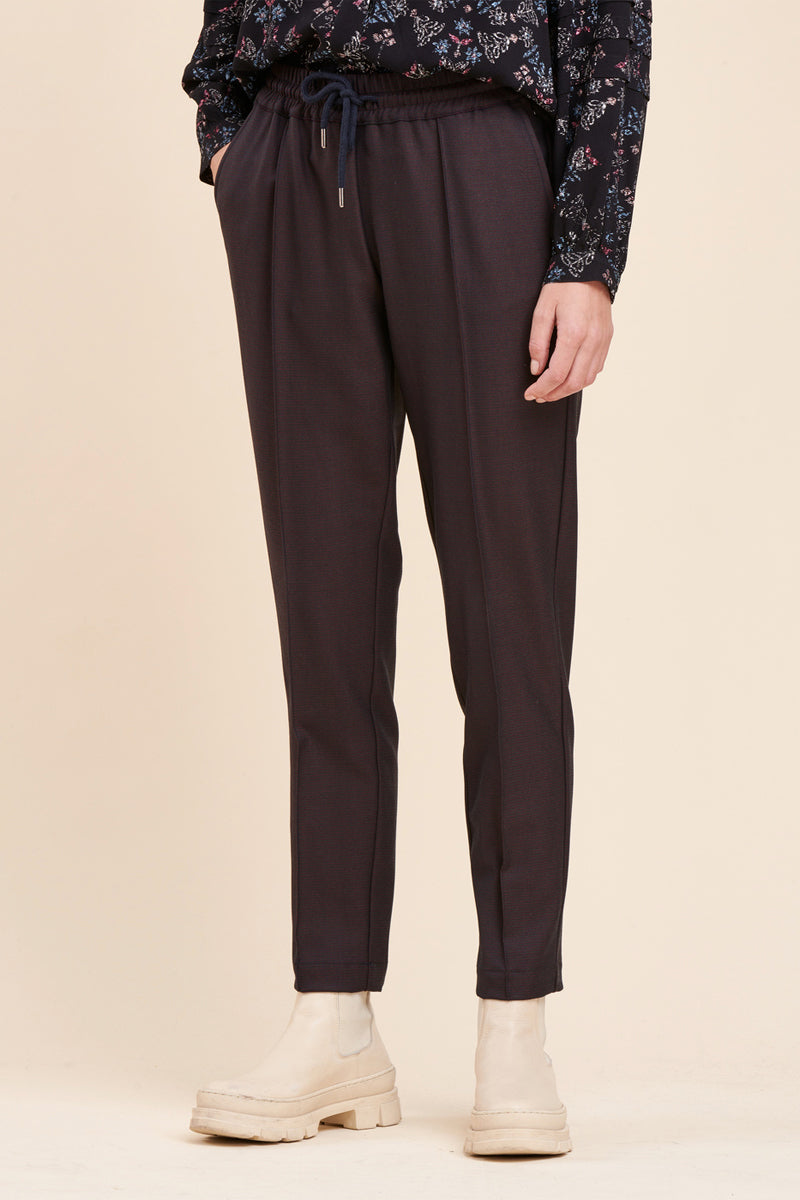 Pantalon Carotte Risar Marron