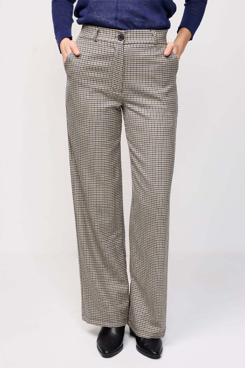 Pantalons Ecru Petrole