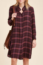 Robe Chemise Rocky Bordeaux