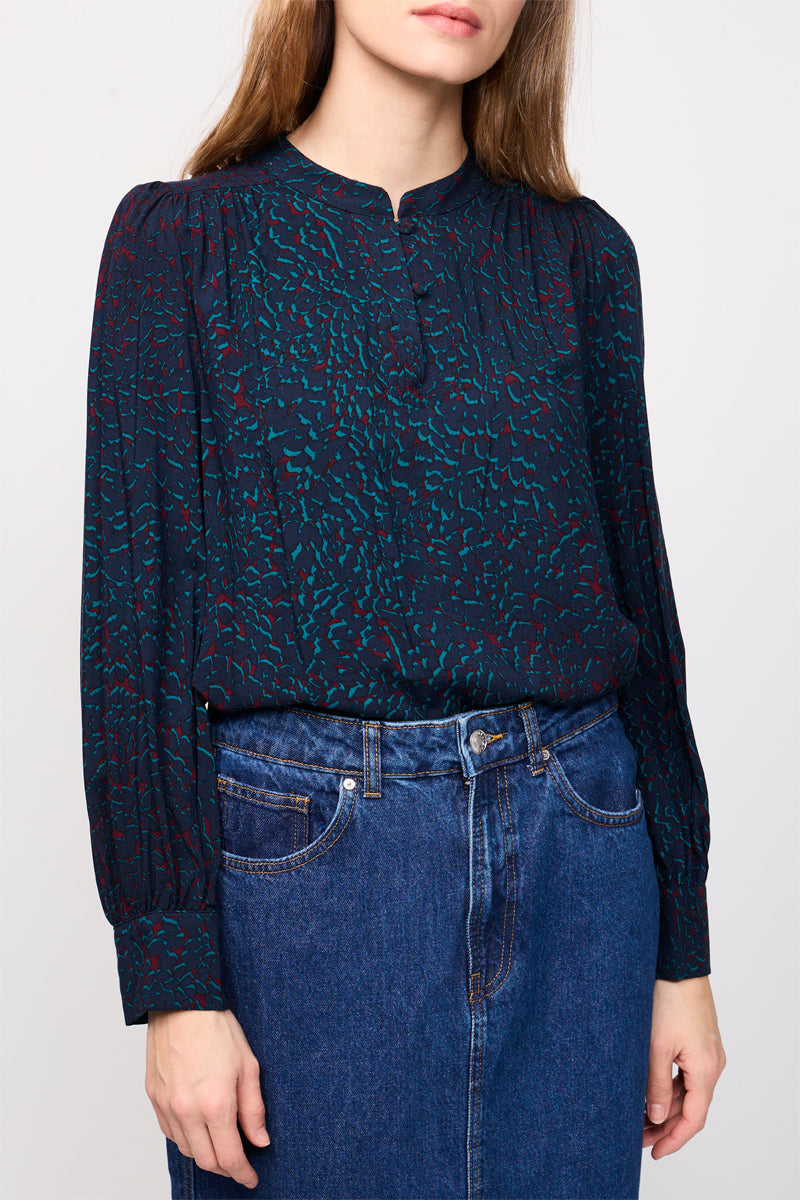 Tops Blouses Bleu Encre