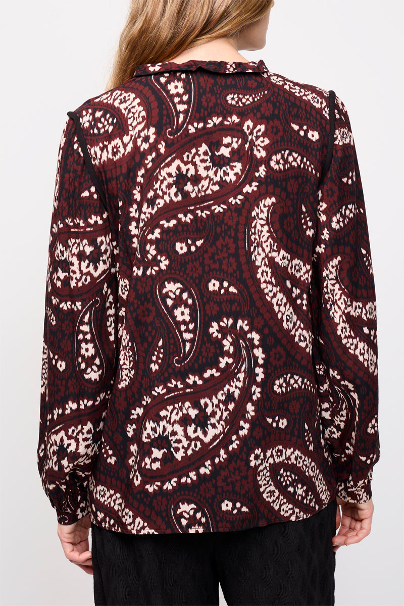 Blouse Riley Bordeaux