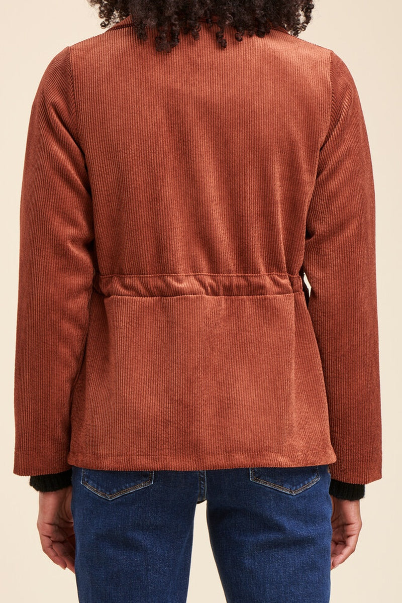 Veste En Velours Côtelé Redjo Marron