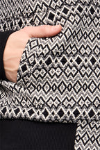 Veste Ricota Blanc Et Noir