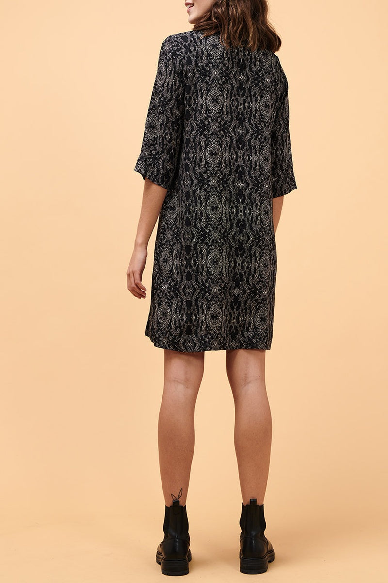 Robe Droite Anna Noir