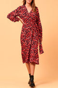 Robe Portefeuille Cadita Noir