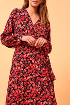 Robe Portefeuille Cadita Noir