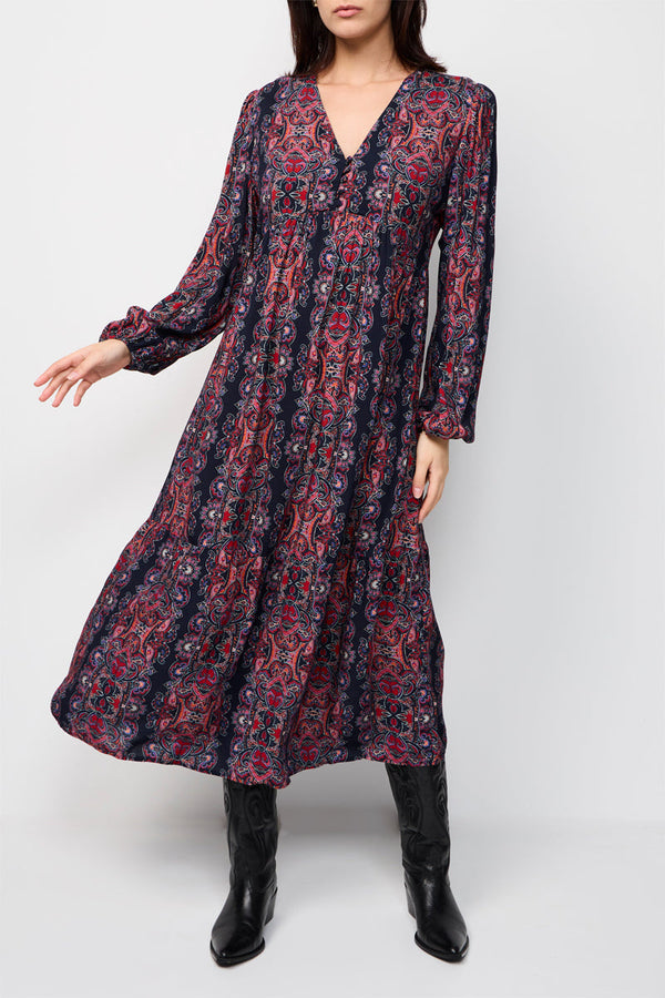 Robe Longue Rone Bleu Foncé