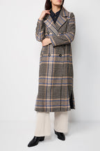 Manteau Long À Col Tailleur Ramone Taupe