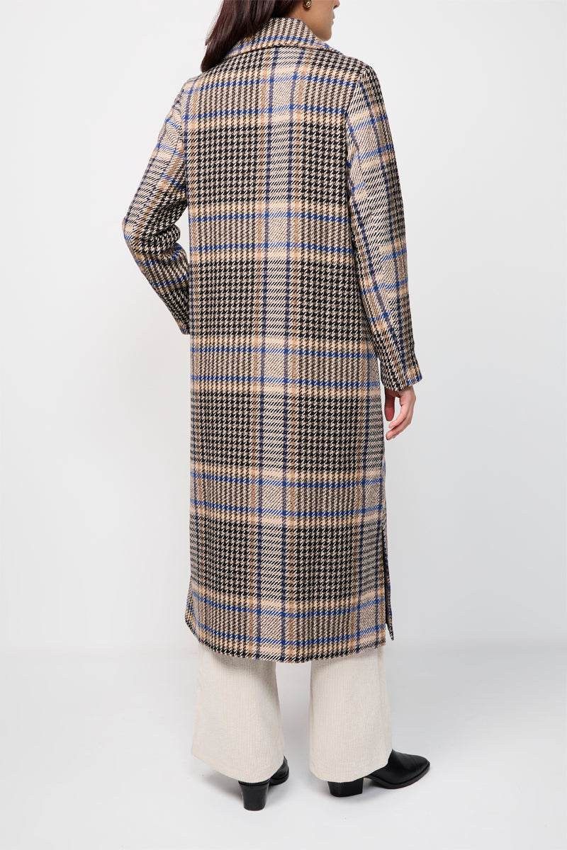 Manteau Long À Col Tailleur Ramone Taupe