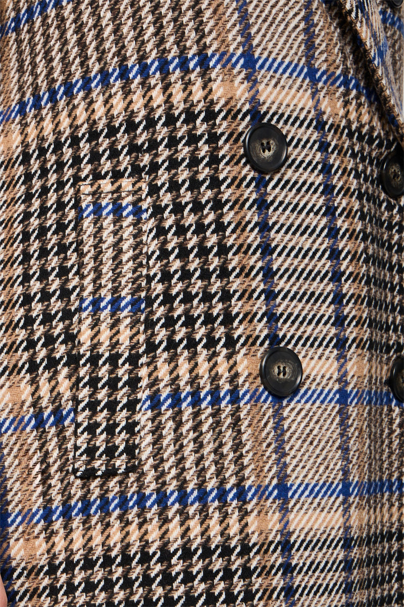 Manteau Long À Col Tailleur Ramone Taupe
