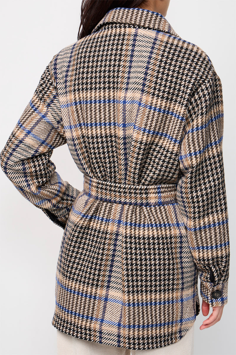 Manteau Rosaria Taupe