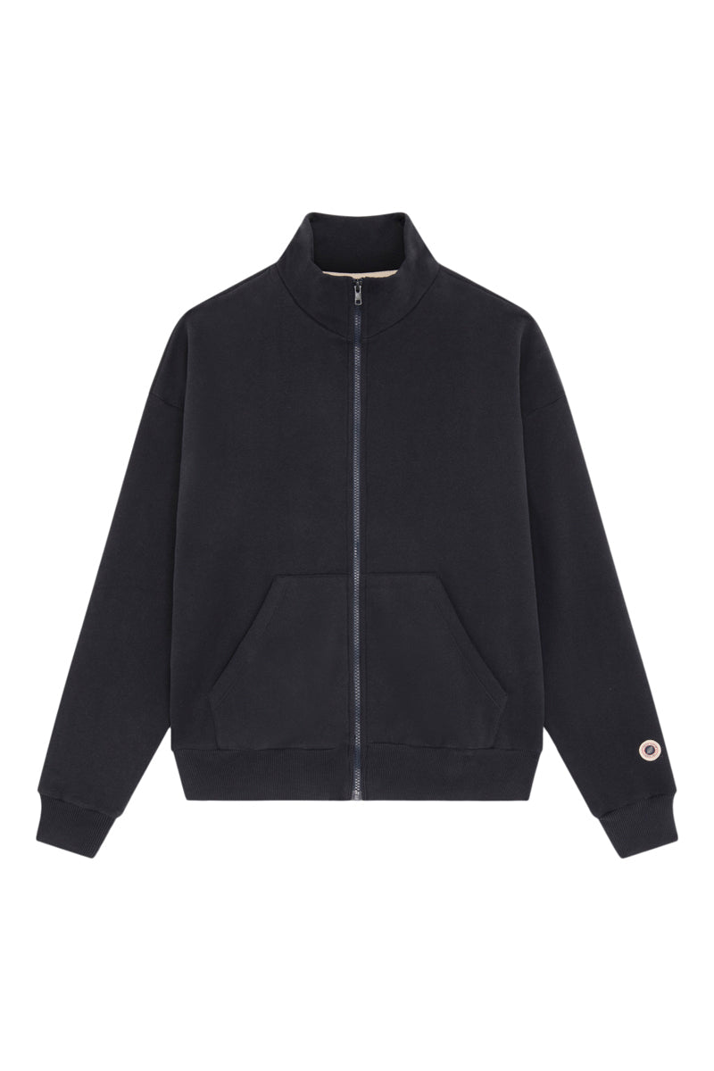 Sweat Wide Zip Truck Bleu Marine - Mixte