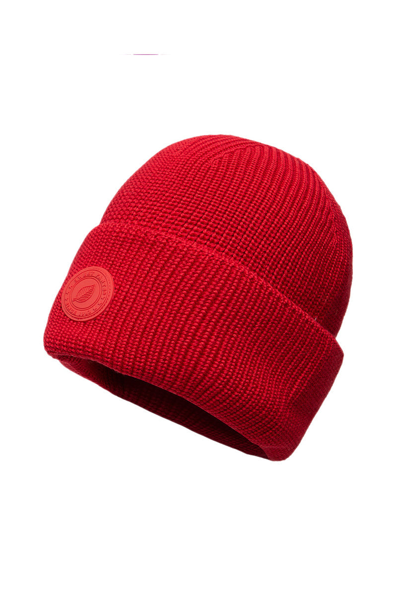 Bonnet En Laine Big Beany Rouge - Mixte