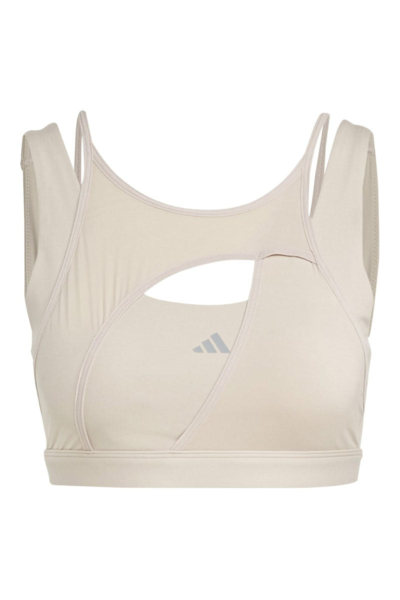 Brassière D’Entraînement Push-Up Powerimpact Luxe - Beige - Femme