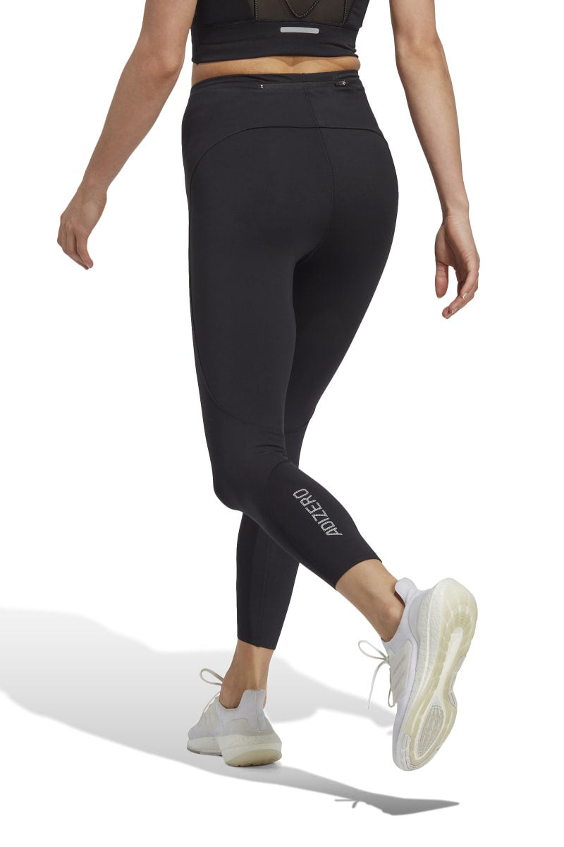 Legging De Running Taille Haute Adizero Solid T - Noir - Femme