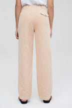 Closed - Pantalon Relaxed En Lin En Coton Biologique - Beige - Femme