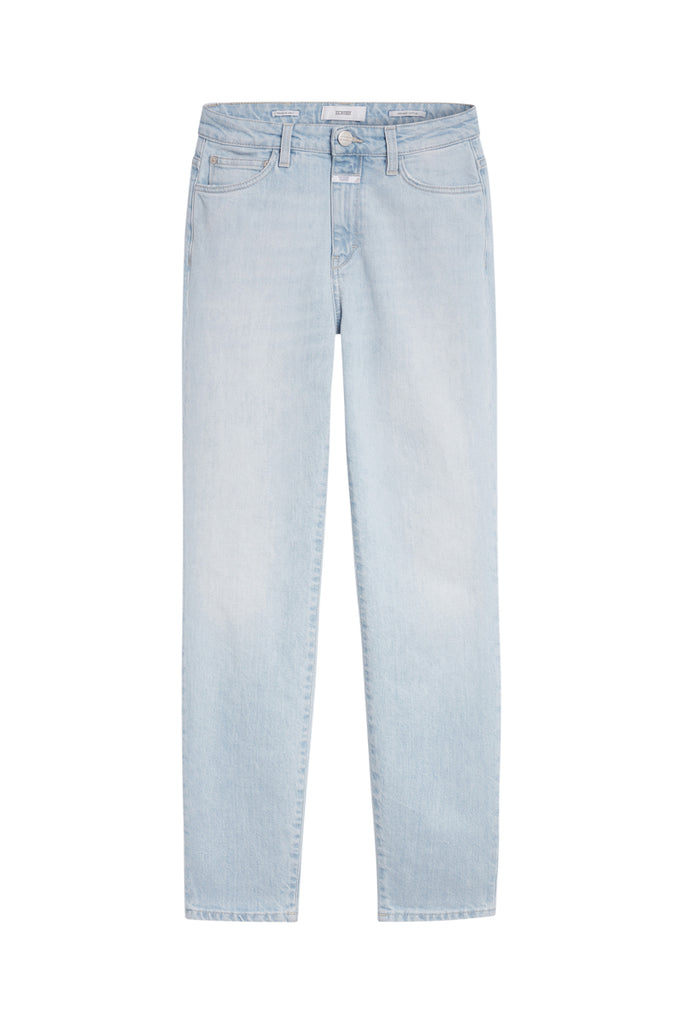 Closed - Jean Slim En Coton Biologique - Bleu Clair - Femme