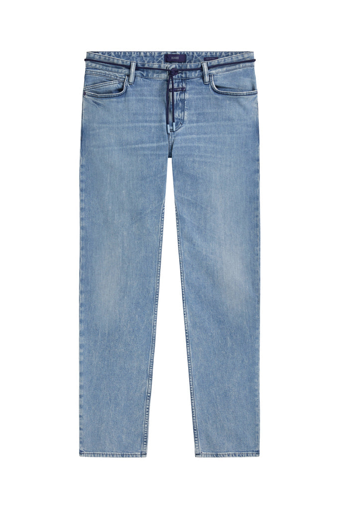 Closed - Jean Slim En Coton Biologique Bleu - Homme