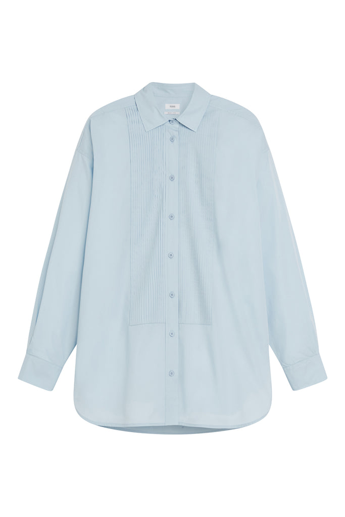 Closed - Chemisier En Coton Biologique - Ciel - Femme
