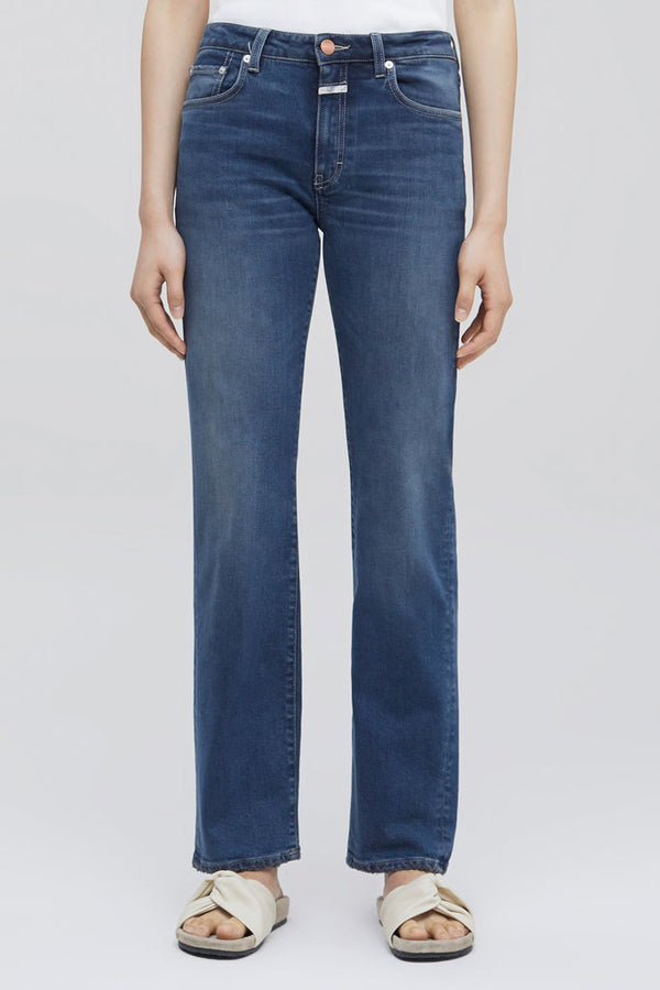 Closed - Jean Relaxed En Coton Biologique - Bleu - Femme