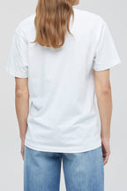 Closed - T-Shirt Regular En Coton Biologique - Blanc - Femme