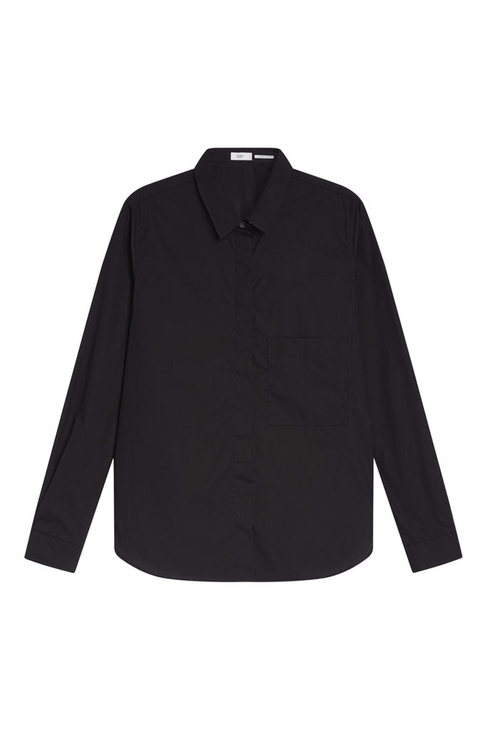 Closed - Chemisier Regular En Coton Biologique - Noir - Femme