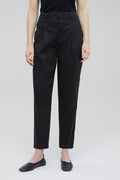 Closed - Pantalon En Lin - Noir - Femme