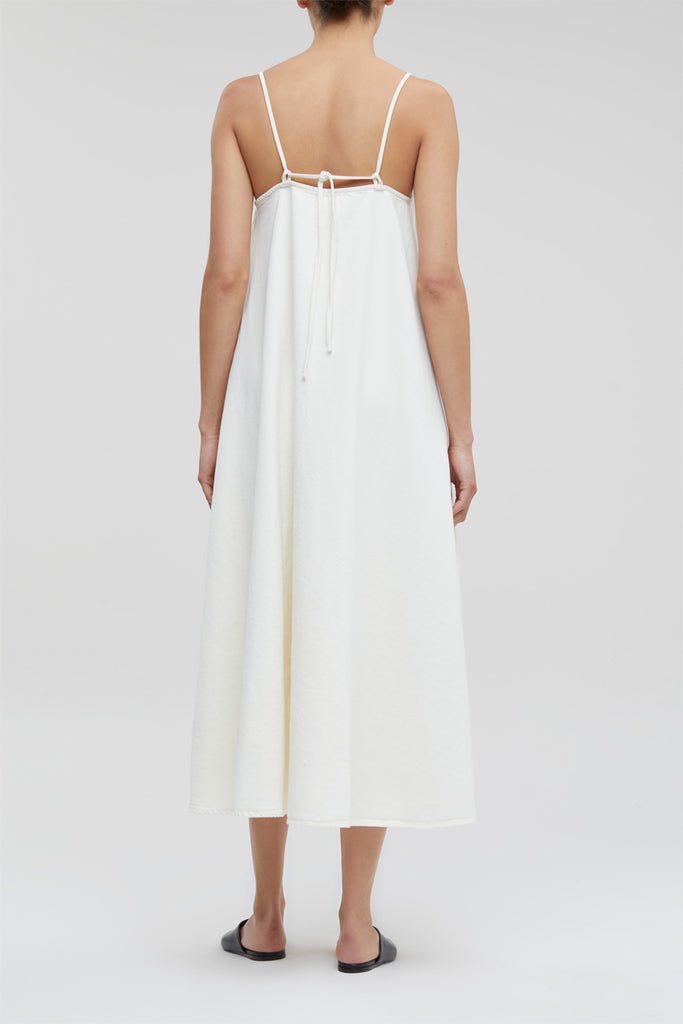 Closed - Robe Midi En Coton Biologique - Ecru - Femme