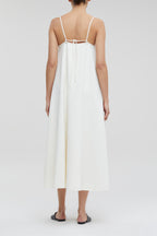 Closed - Robe Midi En Coton Biologique - Ecru - Femme