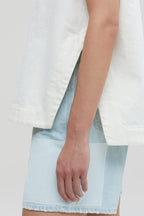Closed - Top En Coton Biologique - Ecru - Femme