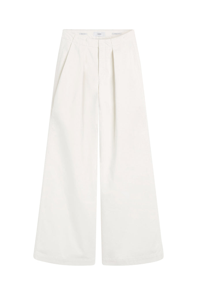 Closed - Jean Wide Legs En Coton Biologique - Blanc - Femme