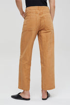 Closed - Pantalon Relaxed En Lin - Marron - Femme