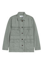 Closed - Veste Regular En Lin - Gris - Femme