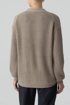 Closed - Pull Regular - Taupe - Femme
