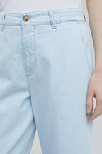 Closed - Jean Relaxed En Coton Biologique - Bleu Clair - Femme